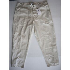 Nike FV5533-104 Men Sz 36x30 Ecru Life Fatigue Loose Fit Straight Leg Pants